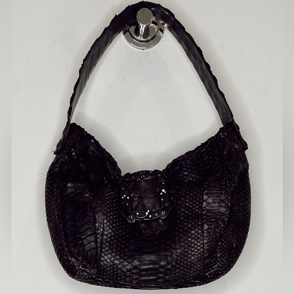 1960s vintage snake-effect shoulder bag